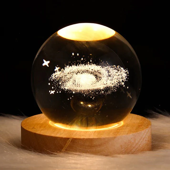 AstroSphere Crystal Lamp – Moon Lamp & Saturn Lamp - Image 8