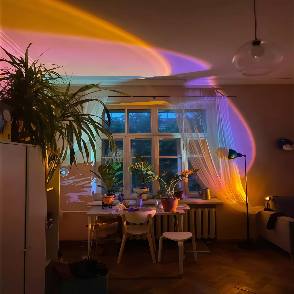 RGB 16 Color Sunset Lamp - Image 2