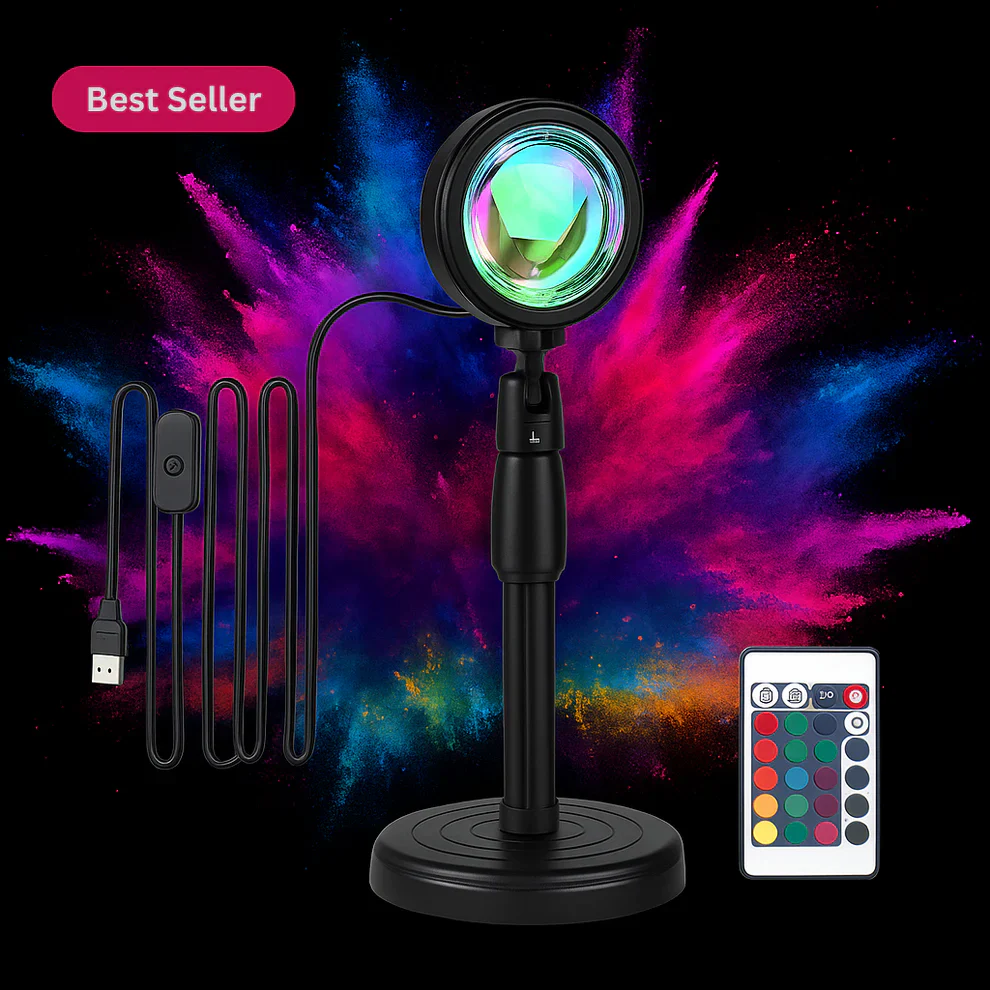 Wave Projector + Sunset Lamp Bundle - Image 3